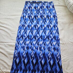 WHBM Geometric Patterned Maxi Skirt
